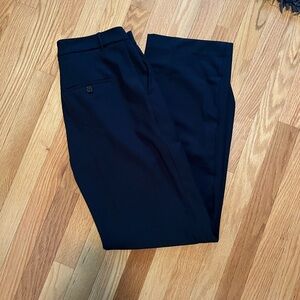 Banana Republic Navy Sculpted Stretch Pants
